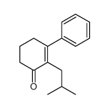 2-(2-methylpropyl)-3-phenylcyclohex-2-en-1-one Structure