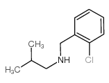 N-[(2-chlorophenyl)methyl]-2-methylpropan-1-amine结构式