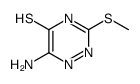 6-amino-3-methylsulfanyl-2H-1,2,4-triazine-5-thione Structure