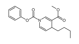 3-O-methyl 1-O-phenyl 4-butyl-4H-pyridine-1,3-dicarboxylate结构式