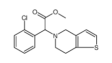 methyl 2-(2-chlorophenyl)-2-(9-thia-4-azabicyclo[4.3.0]nona-7,10-dien-4-yl)acetate Structure