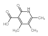 4,5,6-trimethyl-2-oxo-1H-pyridine-3-carboxylic acid Structure