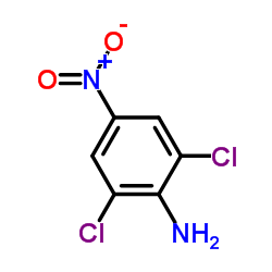 2,6-二氯-4-硝基苯胺结构式