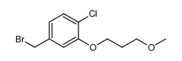 4-bromomethyl-1-chloro-2-(3-methoxy-propoxy)-benzene Structure