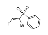 ((E)-1-Bromo-2-fluoro-ethenesulfonyl)-benzene Structure