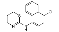 N-(4-chloronaphthalen-1-yl)-5,6-dihydro-4H-1,3-thiazin-2-amine Structure