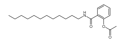 2-acetoxy-benzoic acid dodecylamide结构式