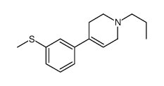 4-[3-(Methylsulfanyl)phenyl]-1-propyl-1,2,3,6-tetrahydro-pyridine结构式