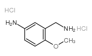 3-(氨基甲基)-4-甲氧基苯胺二盐酸盐结构式
