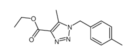 5-甲基-1-(4-甲基苄基)-1H-1,2,3-三唑-4-羧酸乙酯图片