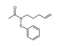 N-(pent-4-en-1-yl)-N-(phenylthio)acetamide结构式