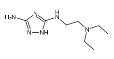N5-(2-(diethylamino)ethyl)-1H-1,2,4-triazole-3,5-diamine Structure
