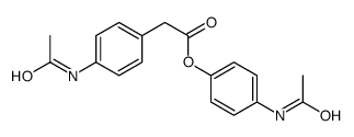 (4-acetamidophenyl) 2-(4-acetamidophenyl)acetate Structure