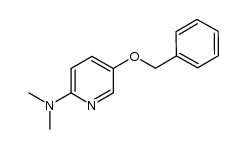 5-benzyloxy-2-dimethylaminopyridine结构式