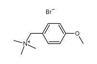 (4-methoxy-benzyl)-trimethyl-ammonium, bromide Structure