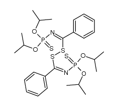 bis(N-(di-i-propoxythiophosphoryl)-benzimido)disulfide Structure