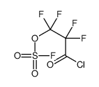 2,2,3,3-tetrafluoro-3-fluorosulfonyloxypropanoyl chloride Structure