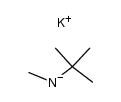 potassium tert-butyl(methyl)amide结构式