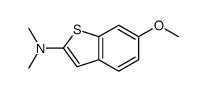 Benzo[b]thiophen-2-amine, 6-Methoxy-N,N-dimethyl- Structure