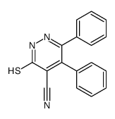 3,4-diphenyl-6-sulfanylidene-1H-pyridazine-5-carbonitrile Structure