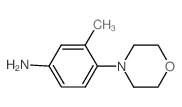 3-甲基-4-吗啉代苯胺结构式