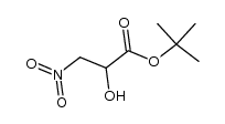 tert-butyl 2-hydroxy-3-nitropropanoate Structure