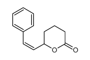 6-(2-phenylethenyl)oxan-2-one结构式