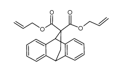 diallyl 9,10-dihydro-9,10-ethanoanthracene-11,11-dicarboxylate结构式