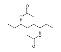 (R,R)-3,6-diacetoxyoctane Structure