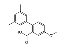 2-(3,5-dimethylphenyl)-5-methoxybenzoic acid Structure