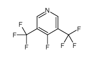 4-Fluoro-3,5-bis(trifluoromethyl)pyridine Structure