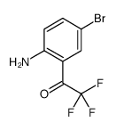 1-(2-氨基-5-溴苯基)-2,2,2-三氟乙酮结构式