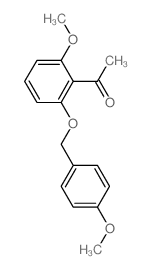 1-(2-METHOXY-6-((4-METHOXYBENZYL)OXY)PHENYL)ETHANONE structure