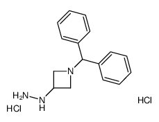 (1-benzhydrylazetidin-3-yl)hydrazine,dihydrochloride Structure