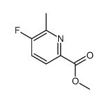 Methyl5-fluoro-6-methylpicolinate Structure