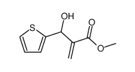 methyl 2-(hydroxy(2-thienyl)methyl)acrylate Structure