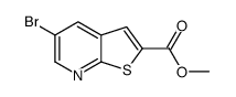 METHYL5-BROMOTHIENO[2,3-B]PYRIDINE-2-CARBOXYLATE structure