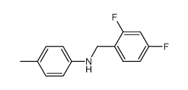 N-(2,4-difluorobenzyl)-4-methylaniline结构式