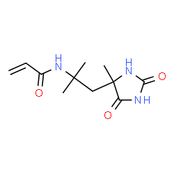 N-[2-Methyl-1-(4-methyl-2,5-dioxo-4-imidazolidinyl)-2-propanyl]acrylamide结构式