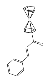 Ferrocene,(1-oxo-3-phenyl-2-propen-1-yl)-结构式