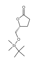 (R)-5-O-(tert-butyldimethylsilyl)dihydro-5-(hydroxymethyl)-2(3H)-furanone Structure