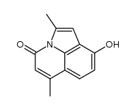 9-hydroxy-2,6-dimethyl-4H-pyrrolo[3,2,1-ij]quinolin-4-one Structure