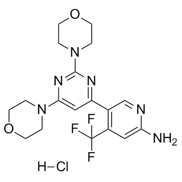 NVP-BKM120 (Hydrochloride) structure