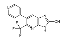 6-pyridin-4-yl-5-(trifluoromethyl)-1,3-dihydroimidazo[4,5-b]pyridin-2-one Structure