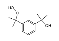 3-(2-hydroxy-2-propyl)-1-(2-hydroperoxy-2-propyl)benzene结构式