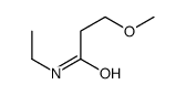 N-ethyl-3-methoxypropanamide结构式
