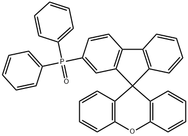 Spiro[fluorene-9,9'-xanthen]-2-yl-diphenyl phosphine oxide Structure