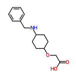 {[4-(Benzylamino)cyclohexyl]oxy}acetic acid结构式