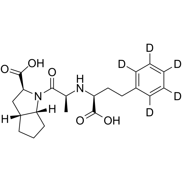 Ramiprilat-d5 (Mixture of Diastereomers)结构式