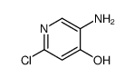 5-氨基-2-氯吡啶-4-醇结构式